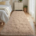 Noahas 2x10 Beige Fluffy Soft Runner Rug Non-Slip by ModernHomeDecor