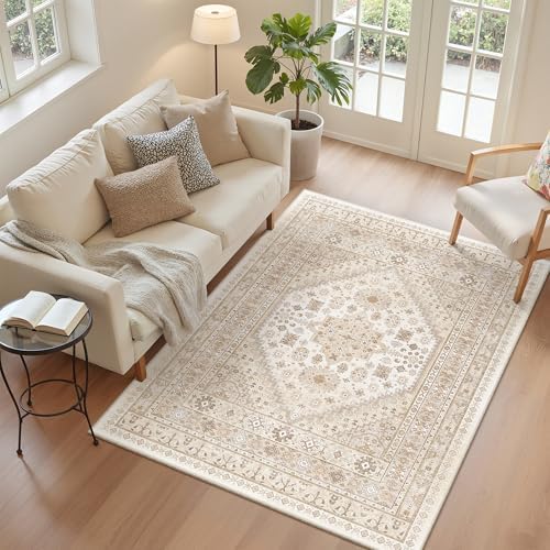 zesthome 4x6 Area Rug for Entryway, Washable Kitchen Rug by Zesthome