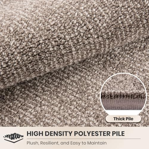 PURRUGS Hallway Runner Rug, Heathered Beige - Image 4