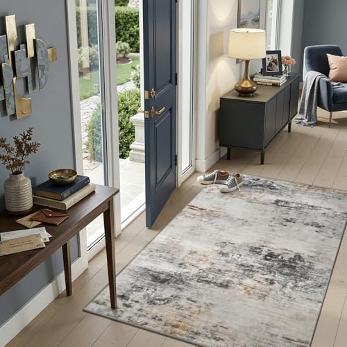 Toneed 3x5 Washable Non Slip Area Rugs by Toneed