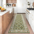GarveeHome Washable Kitchen Runner 2x6 Non-Slip Floral Carpet Runner by GarveeHome