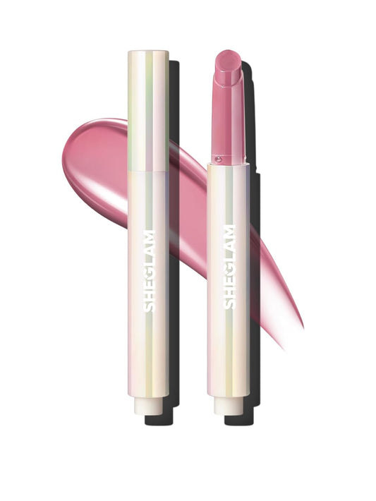 SHEGLAM PoutPerfect Moisturizing Solid Lip Gloss Non Sticky Lipstick with Coconut Oil - Makin' Me Blush