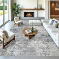 10x14 Area Rug for Living Room, Washable Modern Abstract Rug by BYYVOORugsforYourHome