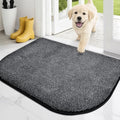 PURRUGS Dirt Trapping Door Mat, Heathered Charcoal by PURRUGS