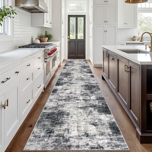 IOHOUZE Abstract Runner Rug 3x18 Ft Extra Long Washable Runners - Image 3