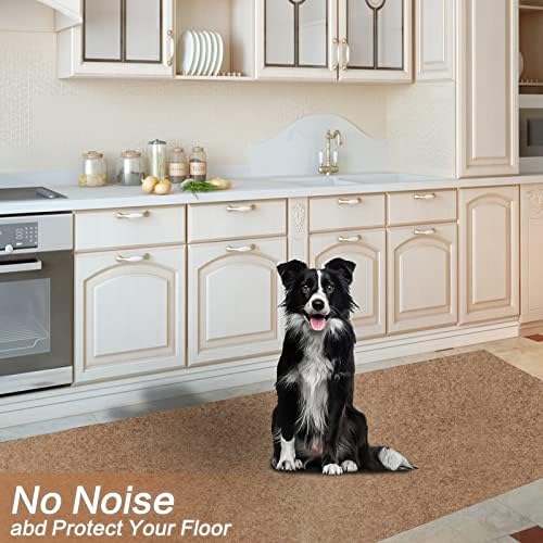 3' x 67' Runner Rugs with Rubber Backing, Indoor Outdoor Utility Carpet Runner - Image 4
