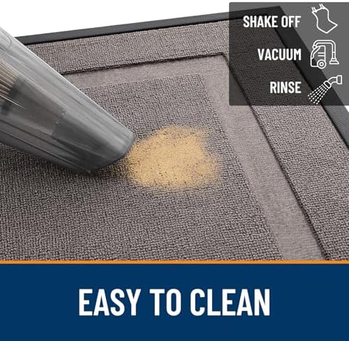 OLANLY Front Door Mat Outside 29.5x17, All-Season Heavy-Duty Rubber Doormat - Image 6