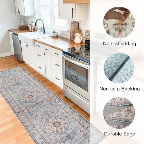 Washable Hallway Runner Rug 2x7: Non Slip Runner Rugs - Image 3