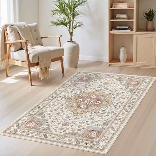 cotiled 3x5 Area Rug for Living Room, Traditional by COTILED