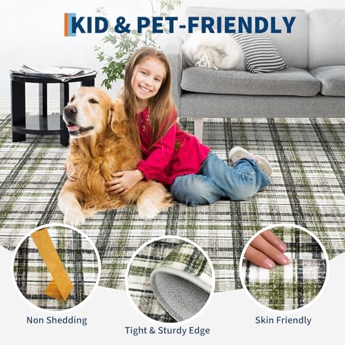 Garvee Plaid Large 10 x 13 Area Rug - Image 7