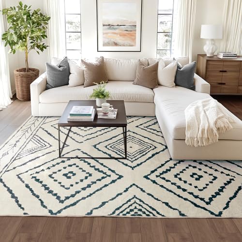 BESTSWEETIE 9'x12' Washable Area Rug - Image 5