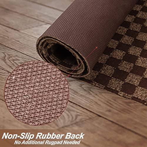 2' x 15' Runner Rugs with Rubber Backing, Indoor Outdoor Utility Carpet Runner - Image 3