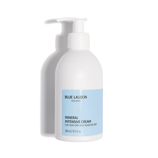 Blue Lagoon Skincare Mineral Intensive Cream – Psoriasis Cream & Psoriasis Treatment for Skin – Rich Moisturizer with Seawater, Hydrates, Soothes, Prevents Dry Skin, 300ML