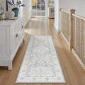 HUGEAR Blue 2x6 Runner Rug Washable Vintage Indoor Carpet by HUGEAR