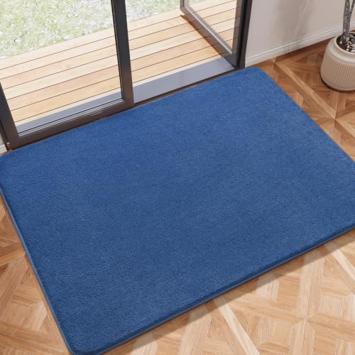 Amearea Modern Washable Runner Rugs, 2x3 Feet Blue Bedroom Runner Rug - Image 6