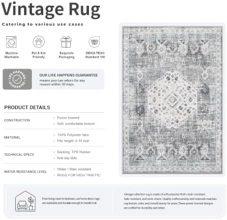 RUUGME 3x20 Washable Runner Rug - Image 4