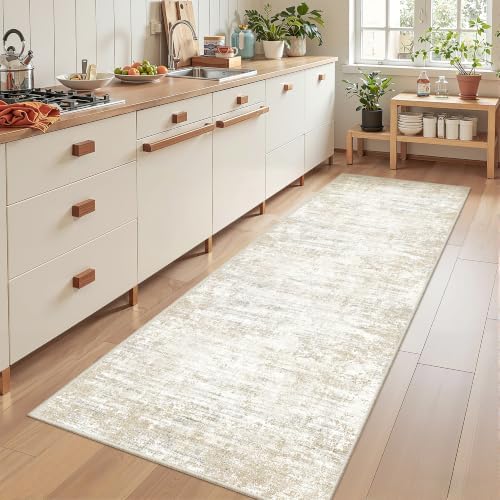 2'6 x 8' Runner Rug Non Slip, Washable Kitchen Rugs by Restydon