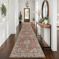KUTA Vintage Washable Extra Long Runner Rugs by KUTA