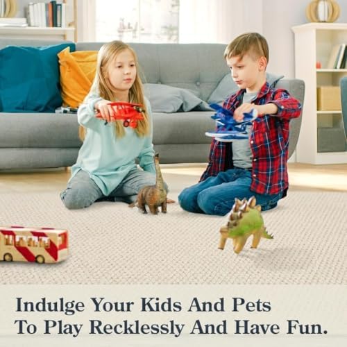 Garvee 8x10 Area Rugs for Living Room Solid Color Washable Rug - Image 5