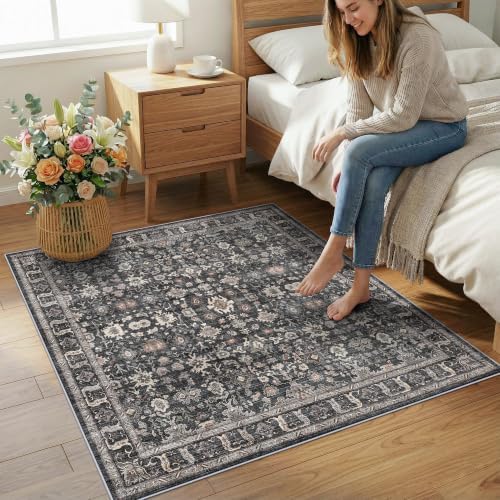 Washable 3x3 Square Entry Rug: Rugs - Image 4