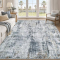 MXSANYOO 5x7 Area Rugs Washable Rug: Abstract Neutral Rugs Modern Non Slip Area by MXSANYOORUG