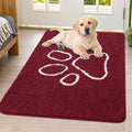 Smiry Dog Door Mat for Muddy Paws, Absorbent Non Slip Dirt Trapper by Smiry