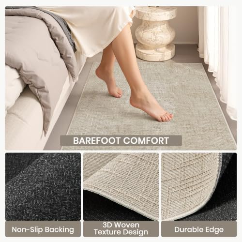 2x6 Runner Rug Non Slip, High-Low Pile Runners - Image 7