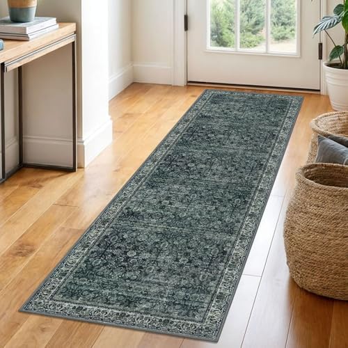 SIILOOM 2x6 Washable Runner Rug, Non Slip Soft Area Rug by SiiloomRug