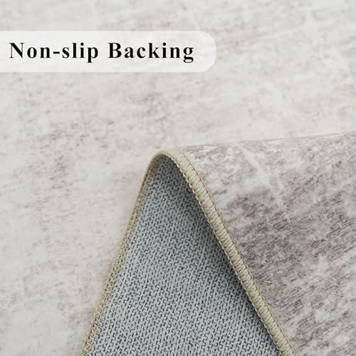 Hallway 3x8 Washable Runner Rug: Abstract Stain Resistant Entryway Kitchen Area - Image 6