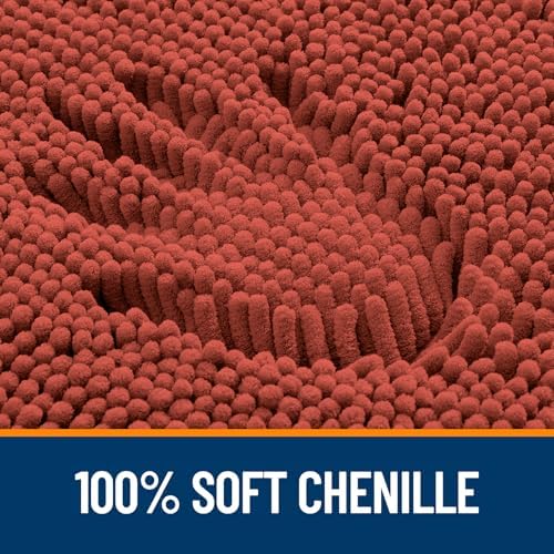 OLANLY Large Bathroom Rugs 40x32, Extra Soft Absorbent Chenille Bath Rugs - Image 3