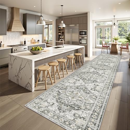 Hallway Runner Rug 2x12 Extra Long Washable Runner - Image 3
