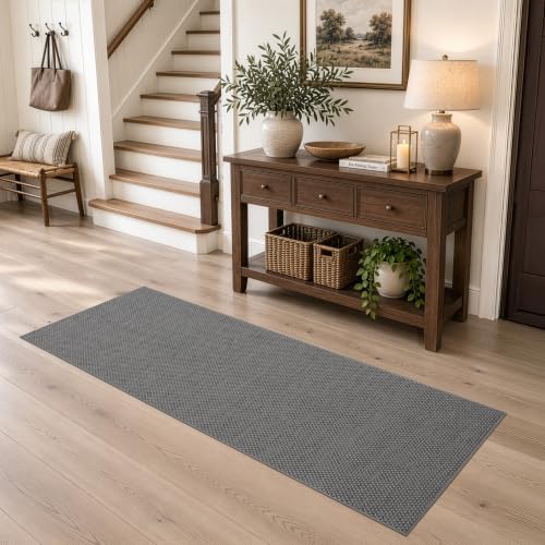 DEXI Thin Hallway Runner Rug 2x7, Non Slip Entryway Rugs - Image 3