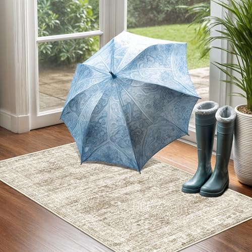 2x3 Rug Non Slip, Small Washable Entryway Rug - Image 5