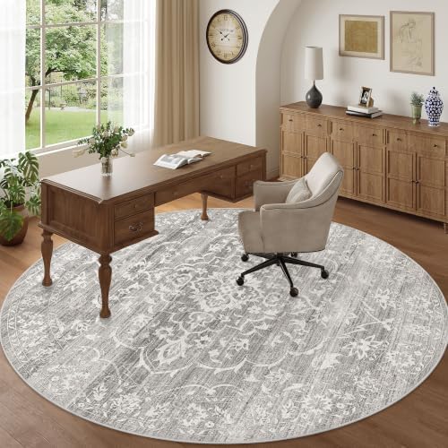 Soalmost Washable Round Rug 8ft - Image 4