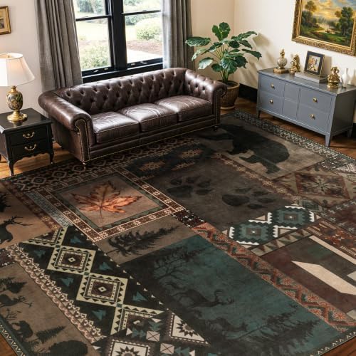 LIANLAM 9x12 Washable Area Rugs by LIANLAM