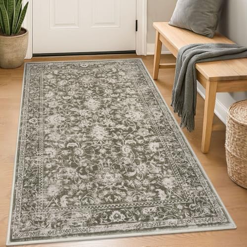 KILOCOCO Area Rug 3x5 Washable Entryway Rug Non Slip Kitchen Rugs by Kilococo