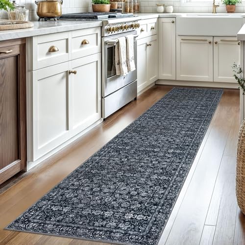 SIILOOM 2x8 Washable Runner Rug, Non Slip Soft Area Rug - Image 3