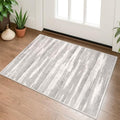 Lansny Abstract 2x3 Area Rug Small Washable Entryway Rug Non Slip Door Mat by lansny