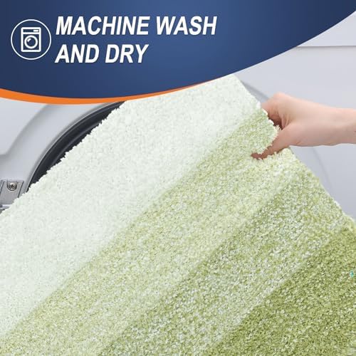 OLANLY Large Bathroom Rugs 50x30, Extra Soft Absorbent Microfiber Bath Rugs - Image 6