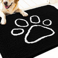 OLANLY Dog Door Mat for Muddy Paws 32x20, Paw Print Design Chenille Mud Mat by OLANLY
