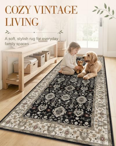 OLANLY 3x5 Washable Accent Rug, Soft Non Slip Carpet - Image 3