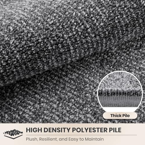 PURRUGS Dirt Trapping Door Mat, Heathered Grey - Image 4