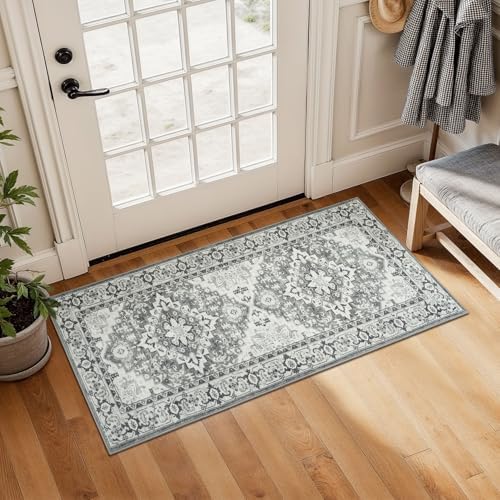 Lessymo 2 x 4 Entryway Rug Machine Washable Boho Area Rug by Lessymo