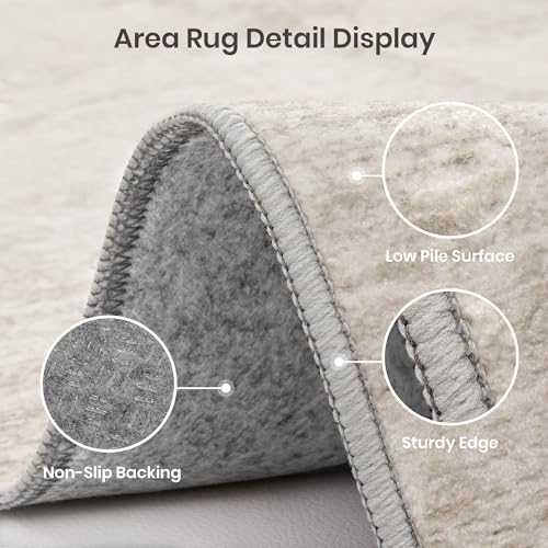 Valenrug Area Rugs 9x12 Living Room, Large Washable Rug Non Slip - Image 4