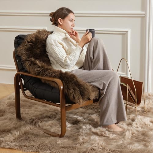 Ashler Faux Fur Rug, Fluffy Shaggy Area Rug, Ultra Soft 2 x 3 Feet Sheepskin Fur - Image 5