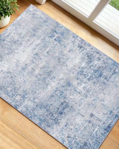 OLANLY 2x3 Washable Small Rug Non Slip Indoor Door Mat by OLANLY