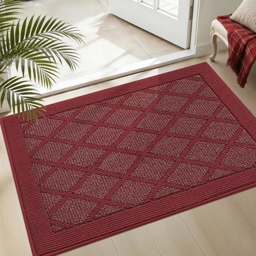 COSY HOMEER Non-Slip Door Mat 24"x36", Entryway Rugs Low Profile by COSYHOMEER