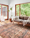 Loloi Layla Mocha/Blush 7'-6" x 9'-6" Area Rug by Unknown