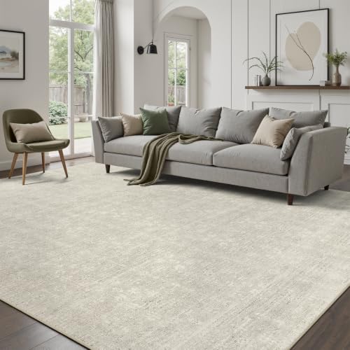 DCX Washable 6x8 Beige Rug - Image 2