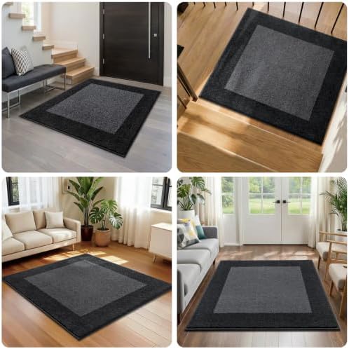 Square Rug 48" x 48", Non Slip Kitchen Rug - Image 4